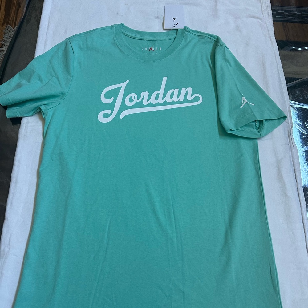 Jordan Men's Mint Green Short Sleeve Tee